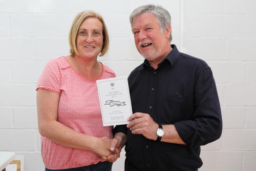 Susan Rowlands Port Talbot CC reciving her certificate.jpg